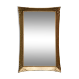 Scalloped and bevelled rectangle mirror
