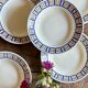 Set of 6 antique deep plates - Robinson de Badonvillier