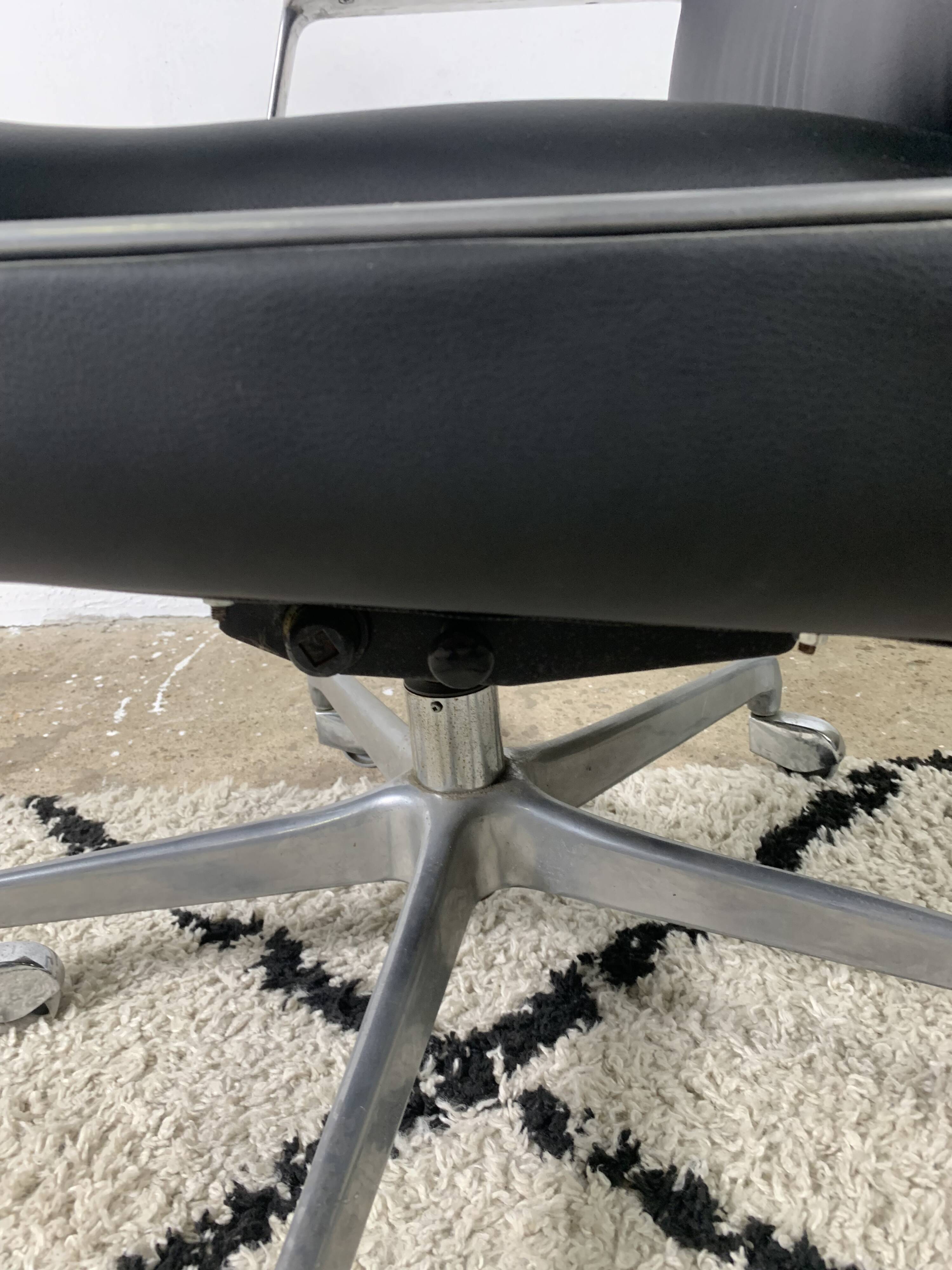 Office Chair In Leatherette On Wheels By Vaghi, Italy, 1960s