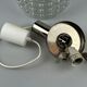 60s 70s VEB hanging lamp ceiling lamp bubble chrome glass space age design