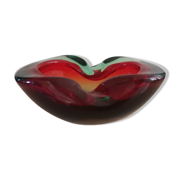 Thick glass pocket cup 1960s