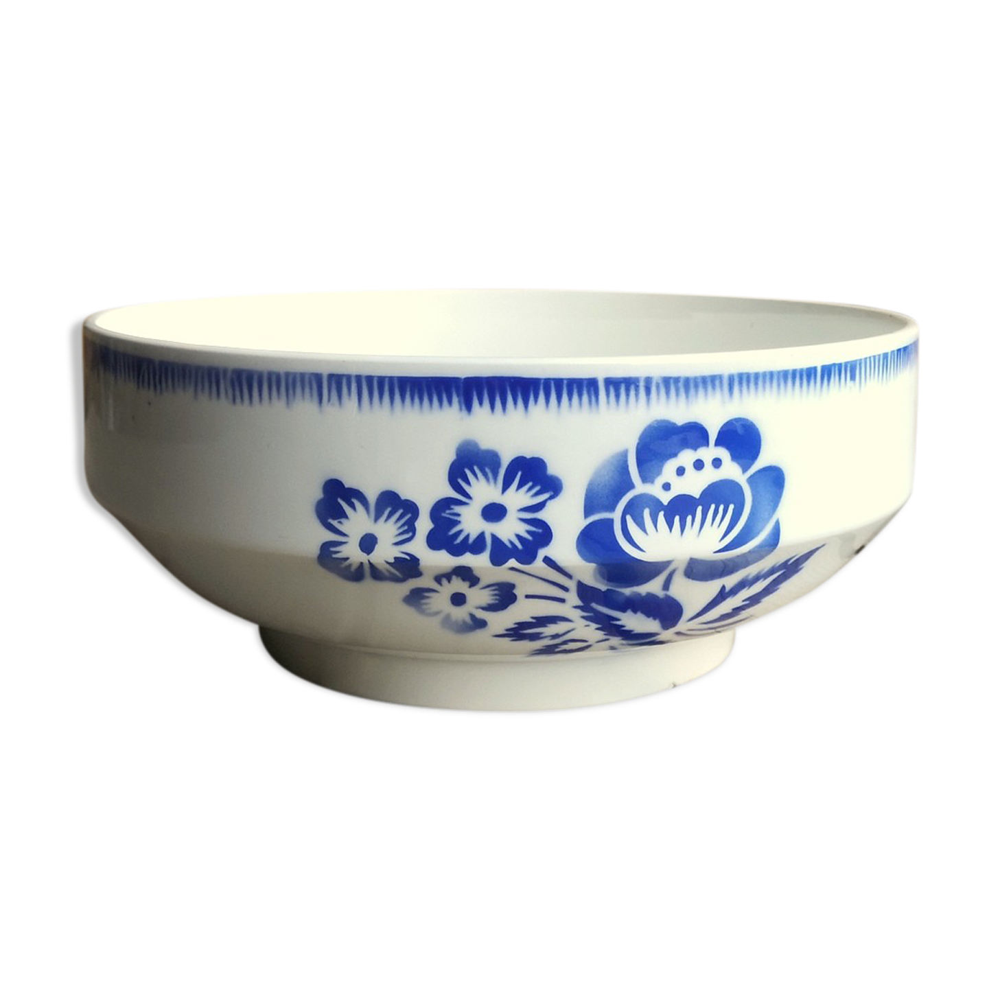 Ancient Saladier ceramics by Digoin Sarreguemines Model Simone