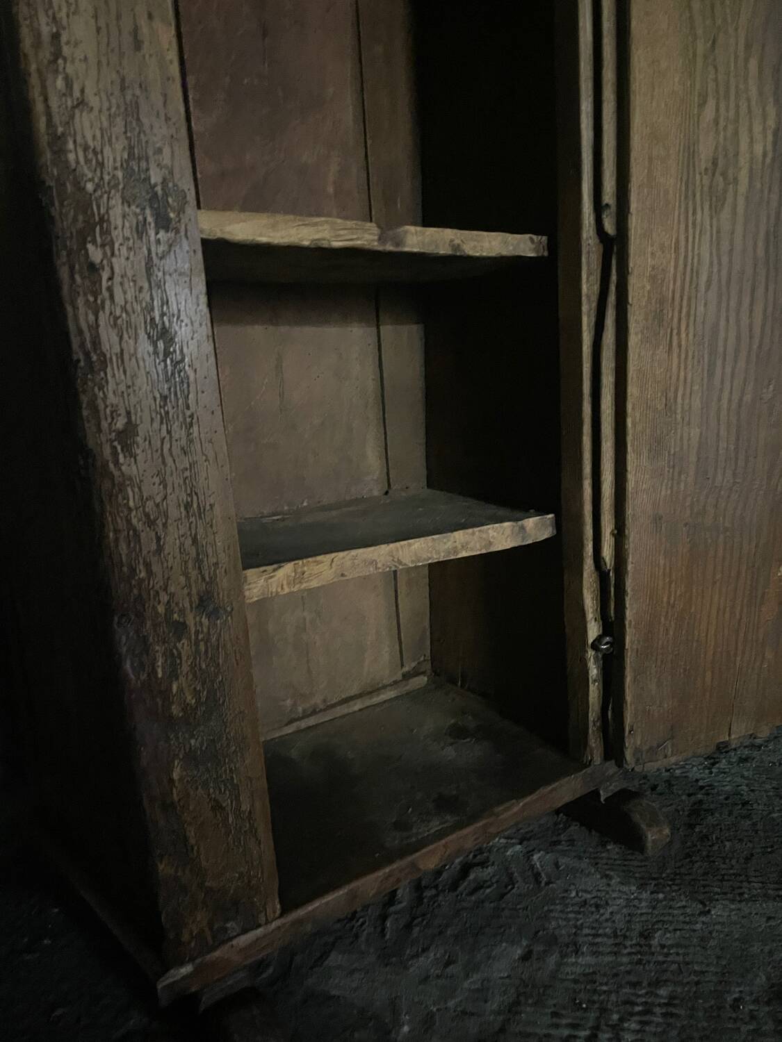 18th century rustic cabinet, Spanish folk art