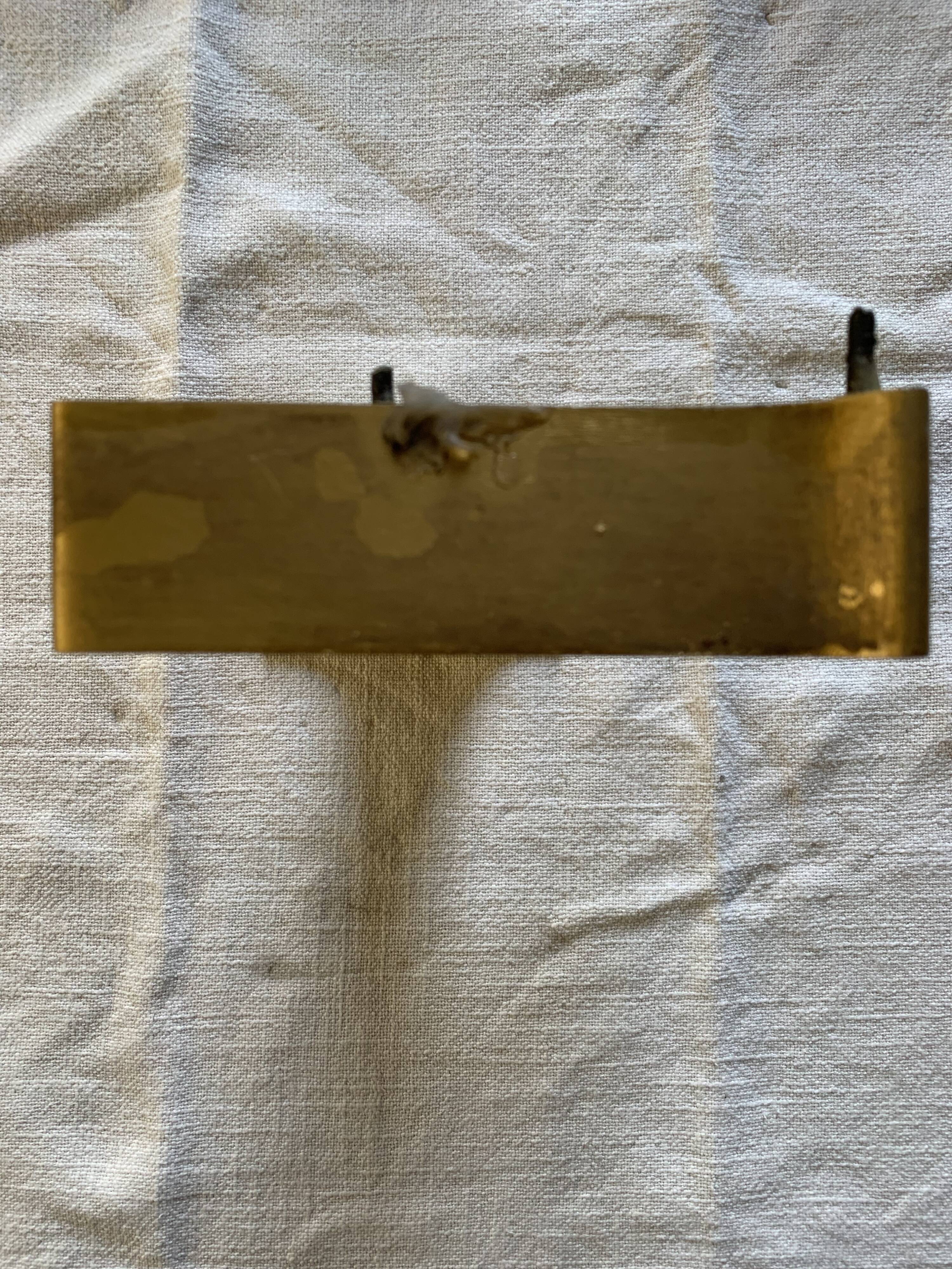 Beautiful vintage metal letter .F.