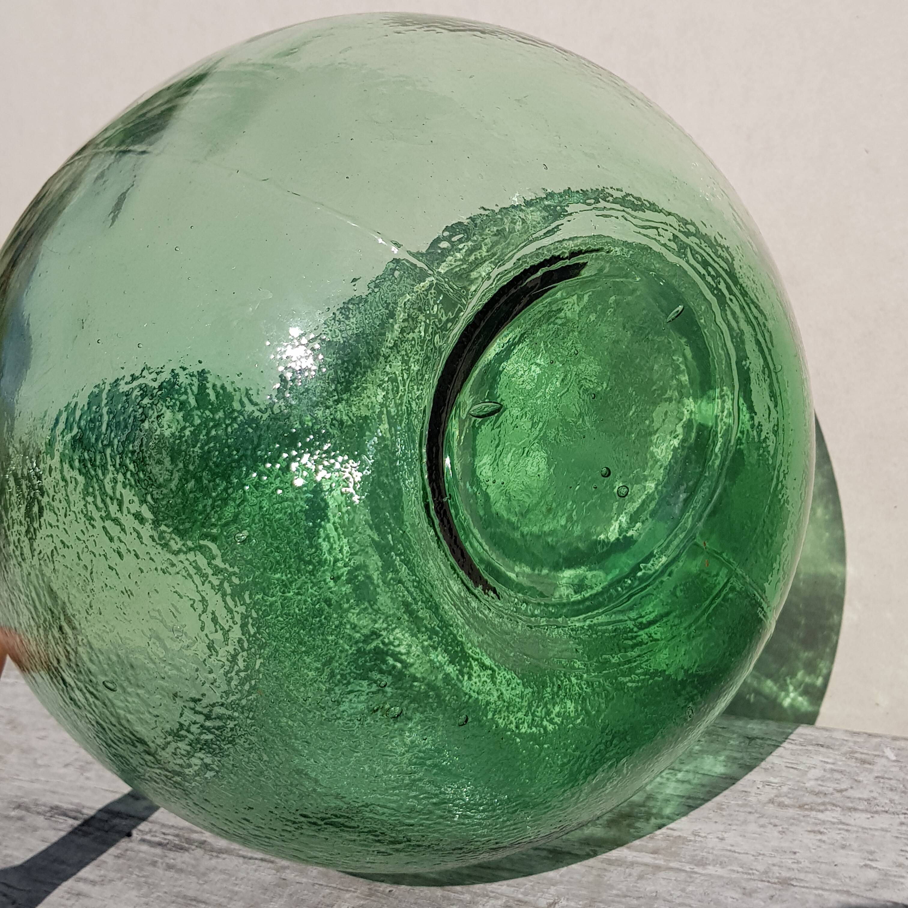 Demijohn green h31cm