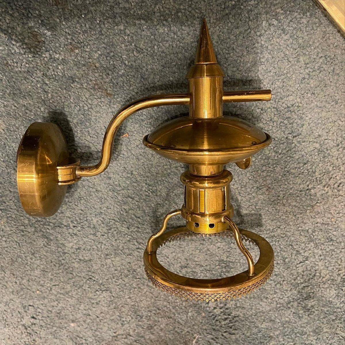 Vintage Brass Opaline Glass Sconces, 1960s, Set of 2