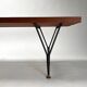 Mid-Century Bench in Iron and Brass, 1950s