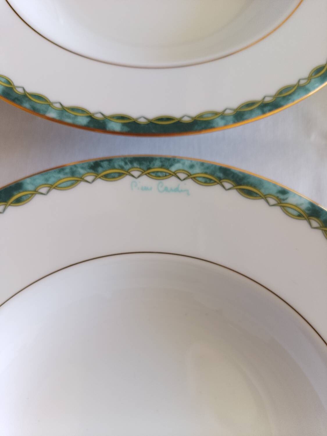 Pierre Cardin soup plates