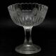 Basket-shaped pressed glass sugar bowl, Ząbkowice, Poland, 1970s