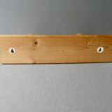 Wall coat rack with 2 pine ball hooks