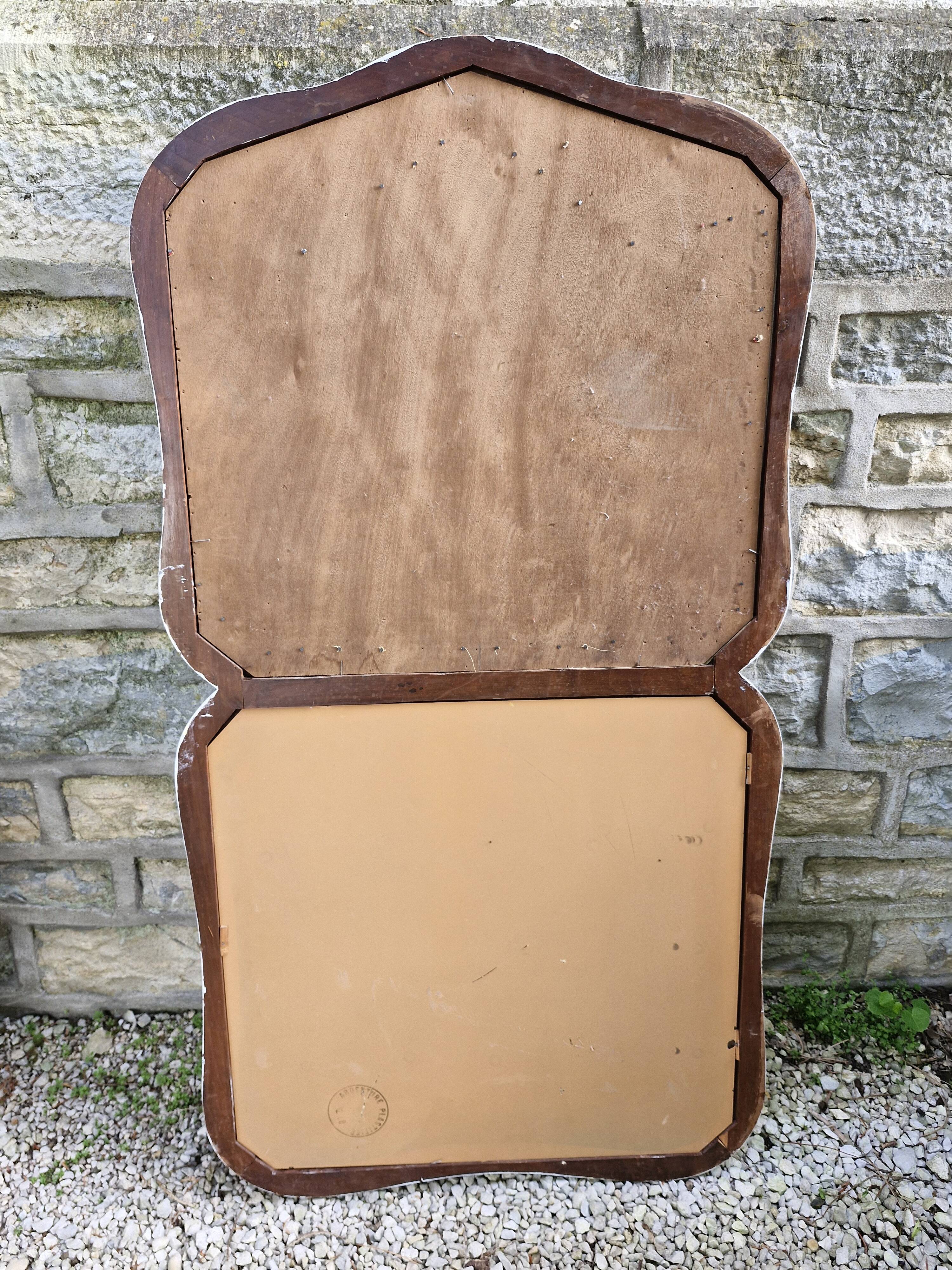 Old patinated trumeau