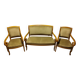 Louis Philippe style living room in walnut signed Grange, early 20th century