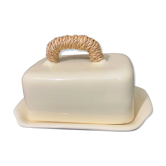 Vintage Louis style ceramic butter maker brand Tohu Bohu