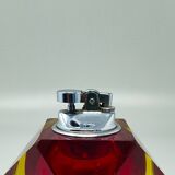 1960s Stunning Table Lighter in Murano Sommerso Glass By Flavio Poli for Se