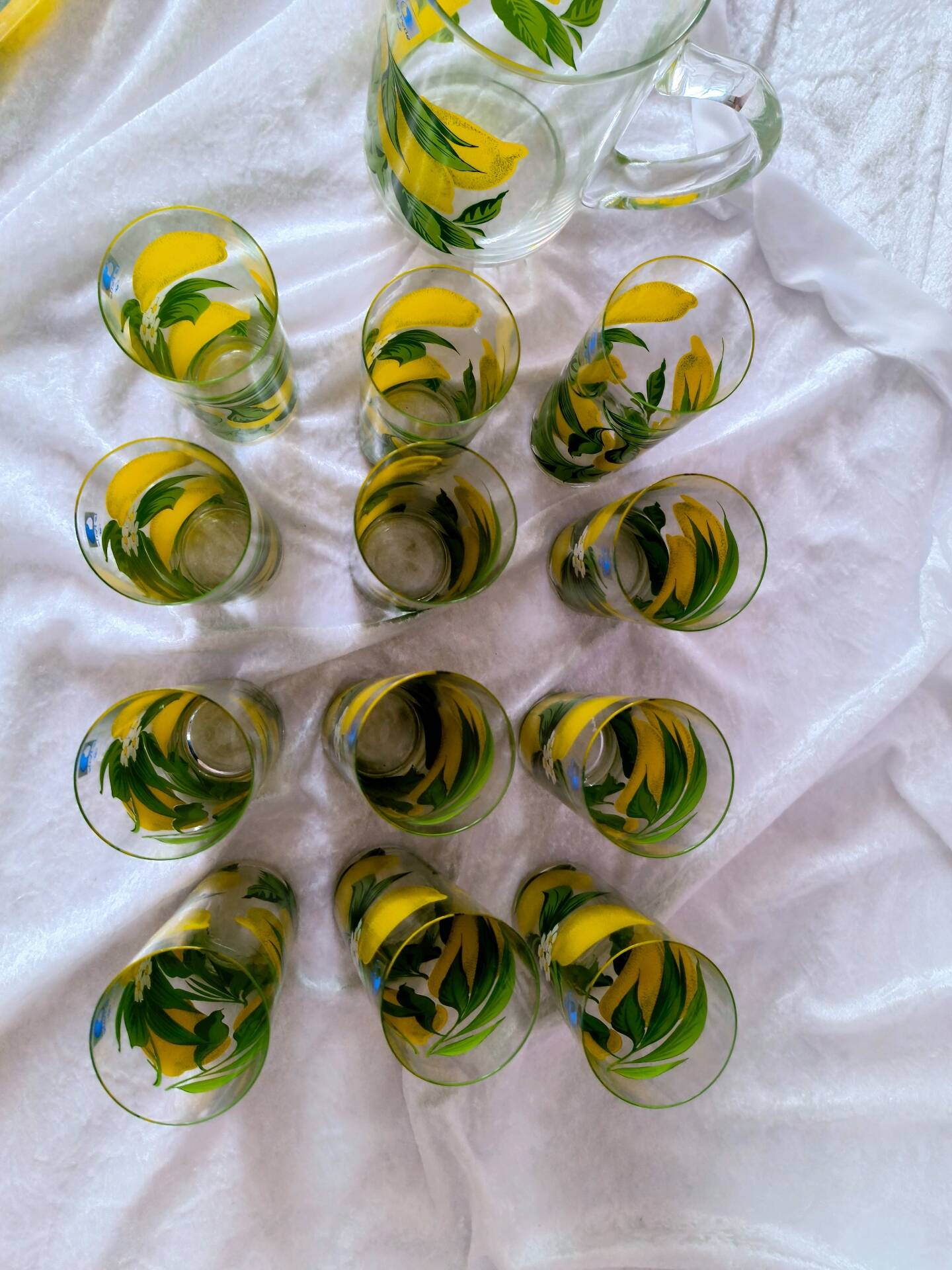 Ensemble 12 verres et brot C&F Italie 1980