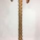 FLOOR LAMP IN THE SHAPE OF A GOLDEN METAL PALM TREE OF 181 CM H