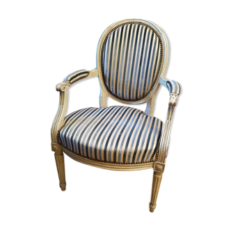 Armchair lacquered Louis XVI period