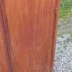 Vintage oak wardrobe with metal legs from the 1950s.