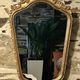 Baroque mirror in gilded wood and moulded stucco in Louis XV style - 61 x 35 cm