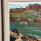 Swedish Oil On Canvas – “River View” By Tage Törngren