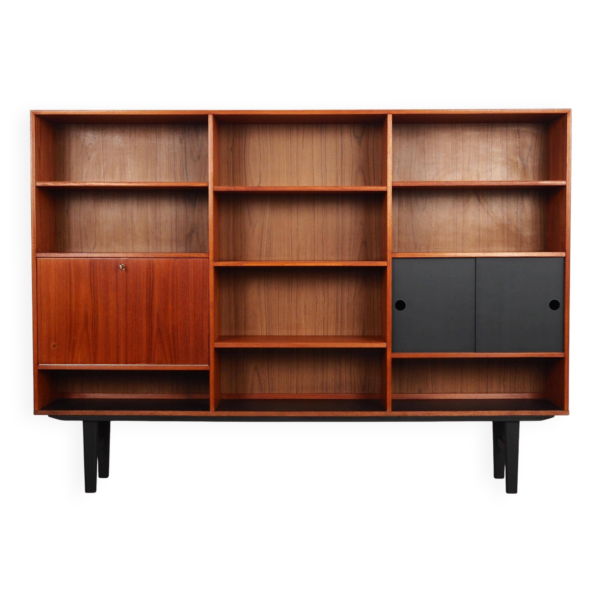 Teak bookcase, Danish design, 1970s, production: Denmark