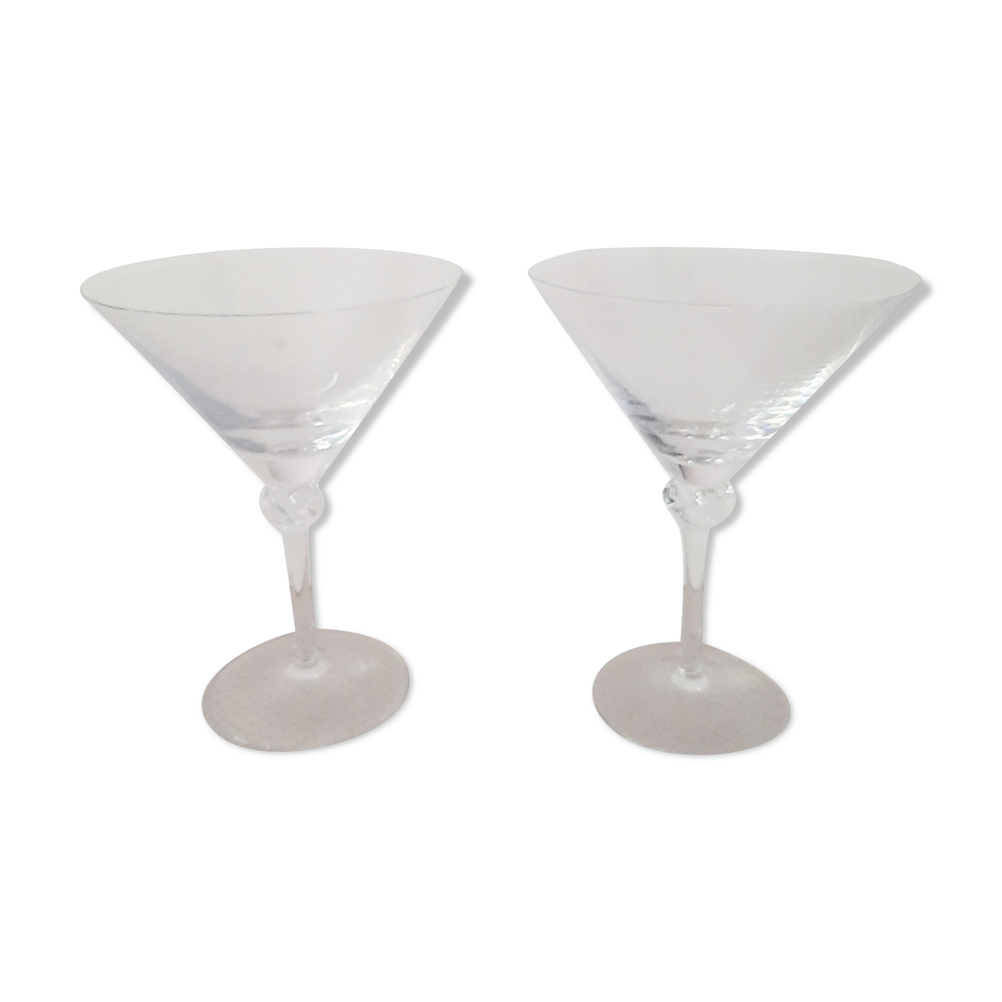 Duo Daum crystal Bolero cocktail glasses
