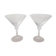 Duo Daum crystal Bolero cocktail glasses