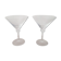 Duo Daum crystal Bolero cocktail glasses