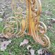 Art de wrought iron lamppost