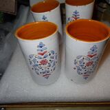 Orangeade service - pottery morocco ghrib salted - uncommon