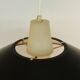 Rare black Combi Lamperne series pendant lamp by Per Iversen for Louis Poulsen
