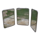 Barber's triptych mirror, 22x16 cm