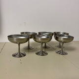 Set of 6 ice cream cups