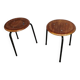2 workshop stools