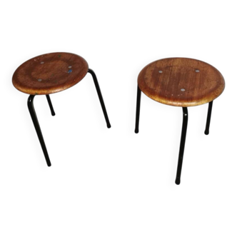 2 workshop stools