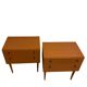 Paire de table de chevet/table de nuit 1960