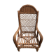 Fauteuil d’enfant en rotin et bois