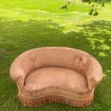Velvet sofa