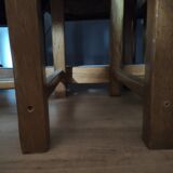 Table en bois massif avec 6 chaises