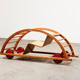 Hans Brockhage Kids Car / Rocking Chair for Siegfried Lenz 1950s
