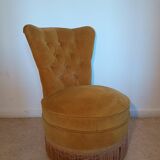 Mustard toad armchair