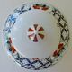 Baluster vase covered in porcelain by Coquet house in Limoges and decorated in Chantilly
