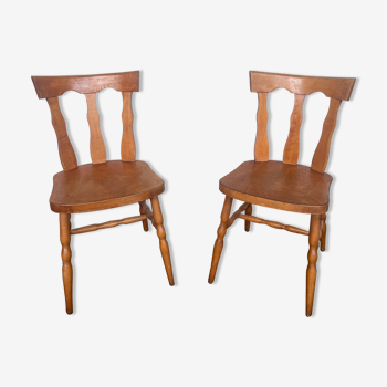 Pair of Baumann bistro chair from 1930 rare barter
