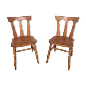 Paire de chaises bistrot - baumann 1930