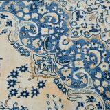 9x12 Antique 57s Classic Pattern Blue Persian Area Rug, 282x385Cm