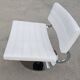 Pair of postmodern swivel armchairs in leather and chrome, Italy 1970s.