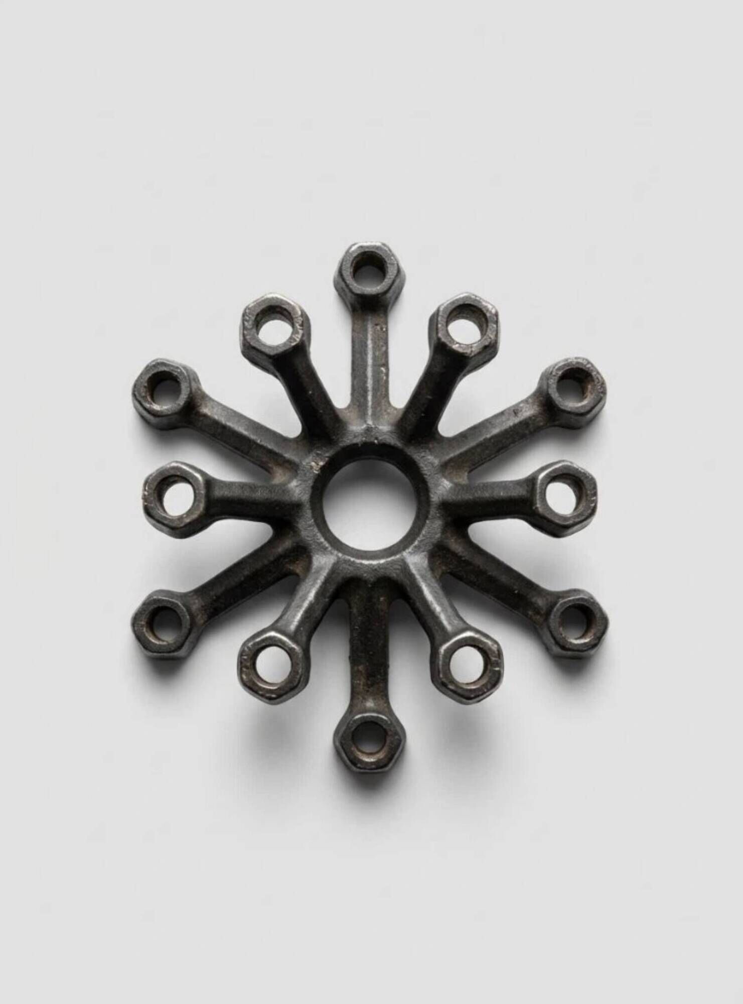 Vintage iron candelabrum "JAPAN"