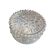 Ceiling light or wall light in moulded glass
