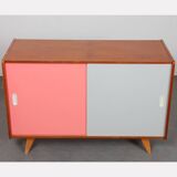 Pink and white chest of drawers by Jiri Jiroutek, model U-452 circa 1960