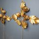 Pair of Vintage leaf wall lights by Hans Kögl, 1970s
